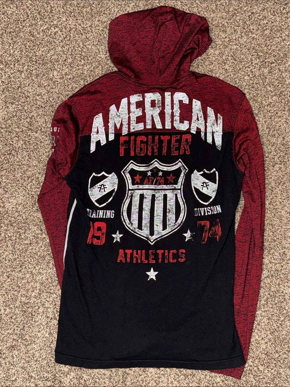 American Fighter Hooded Long Sleeve size Medium - Picture 4 of 5